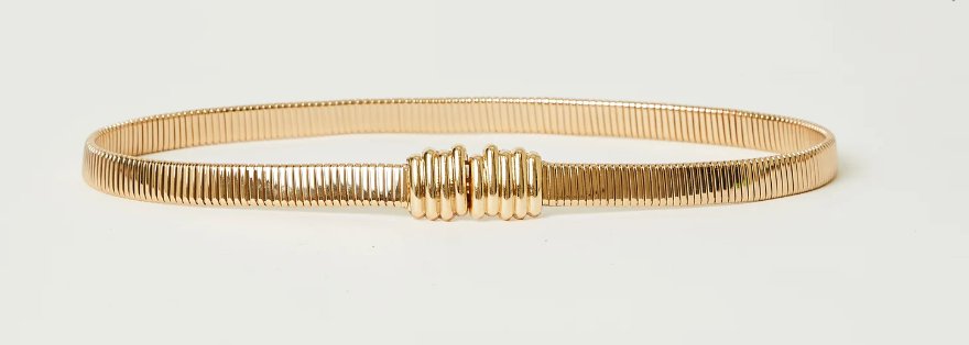 Gold Diem Braced Belt - Amor Lafayette