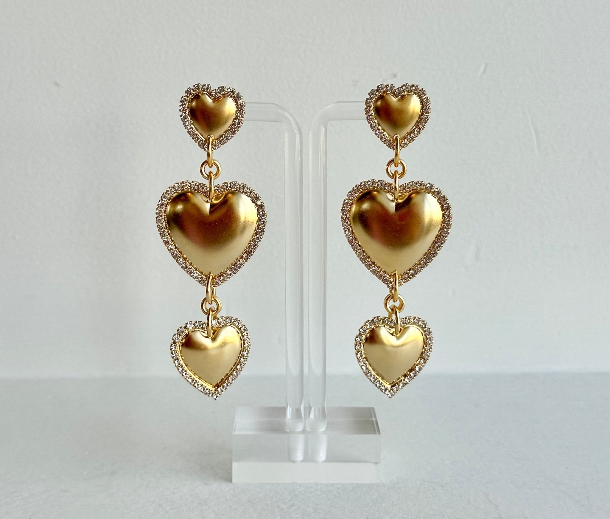 Gold Eunice Earrings - Amor Lafayette
