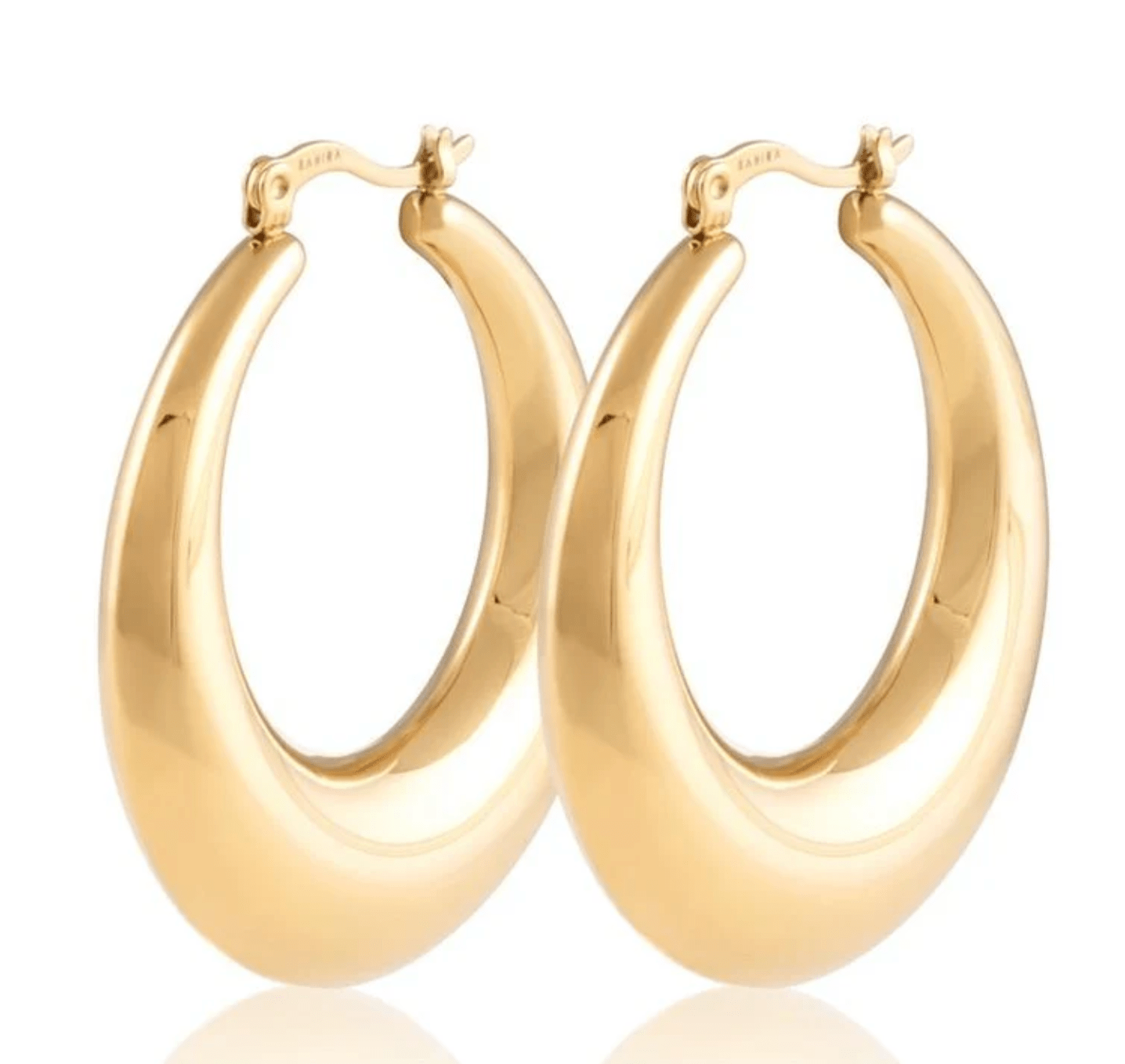 Gold Maddie Hoops - Amor Lafayette