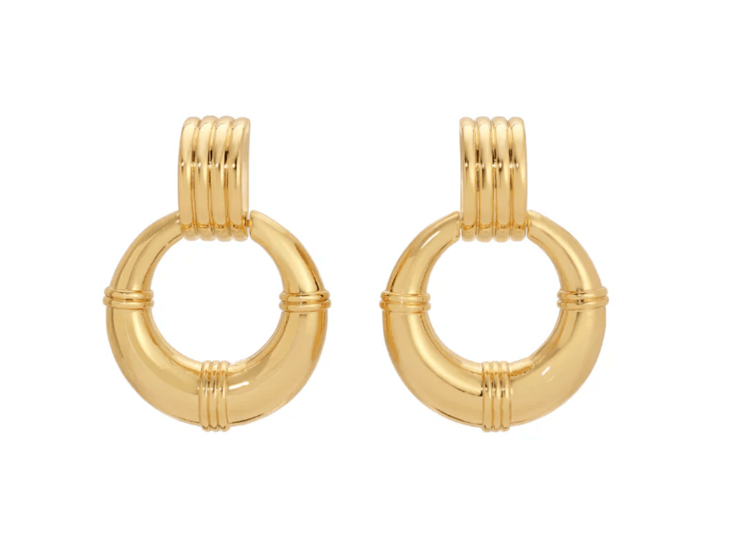 Gold Rosa Earrings - Amor Lafayette