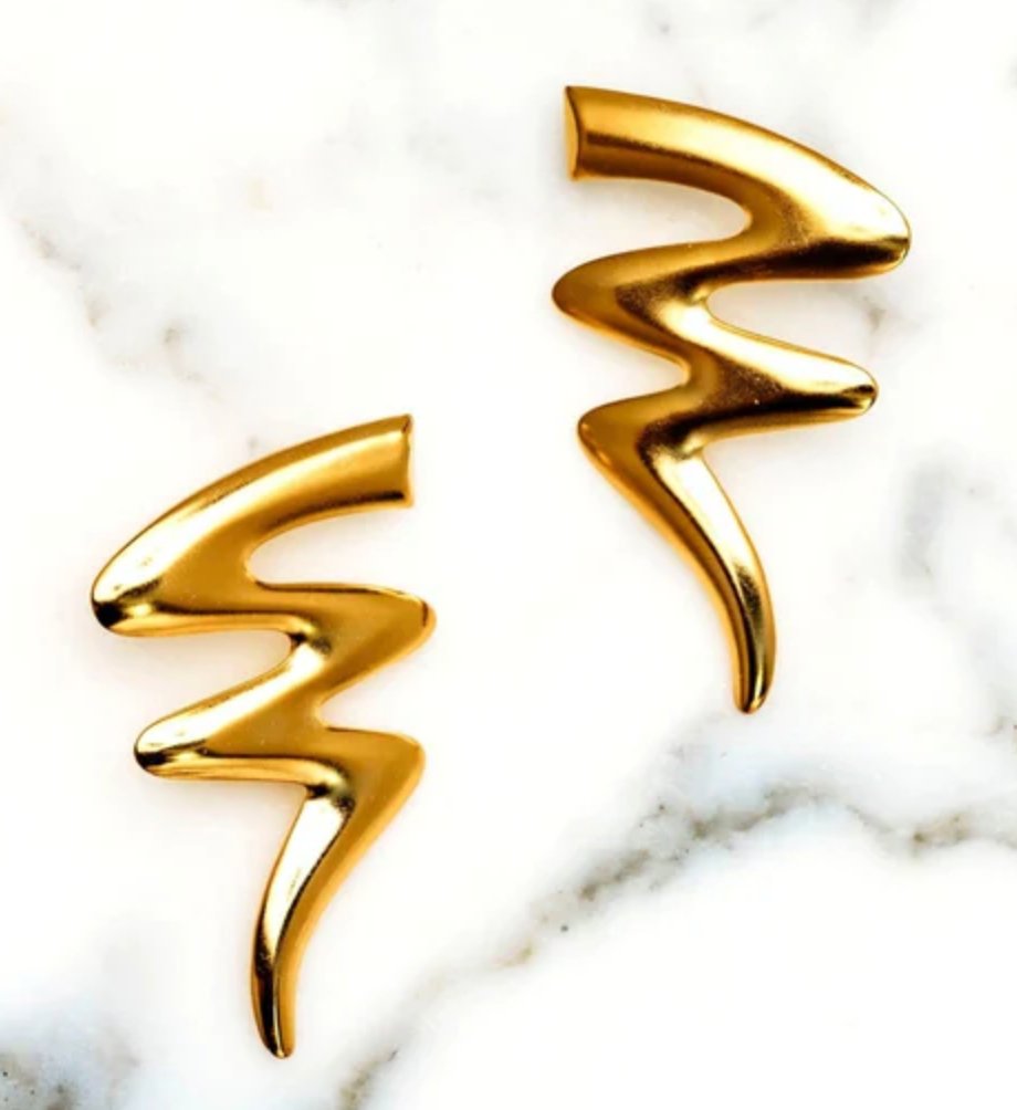 Gold Rosauree Earrings - Amor Lafayette