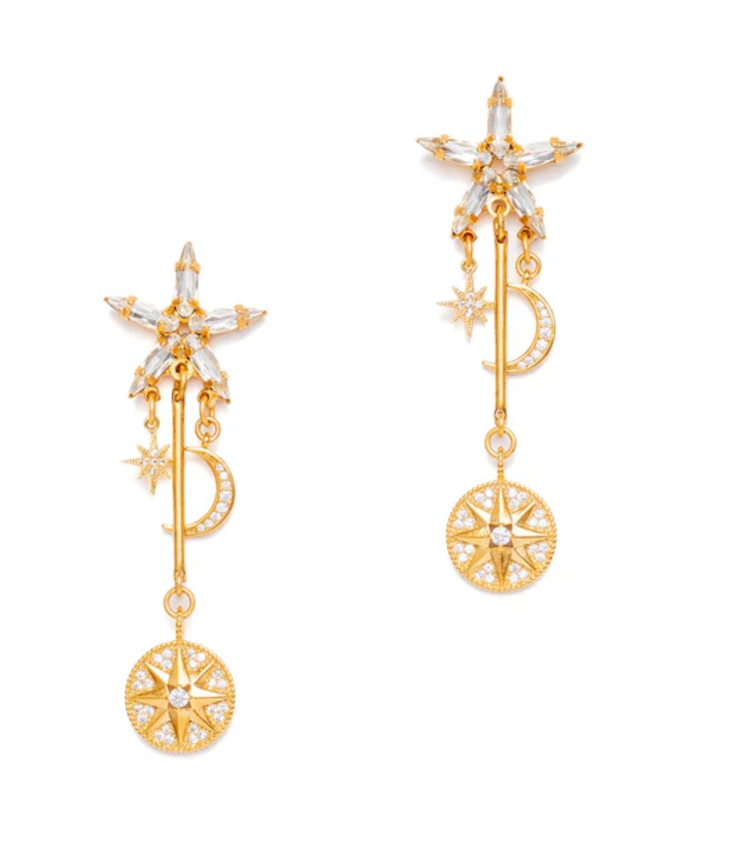 Gold Thalassa Earrings - Amor Lafayette