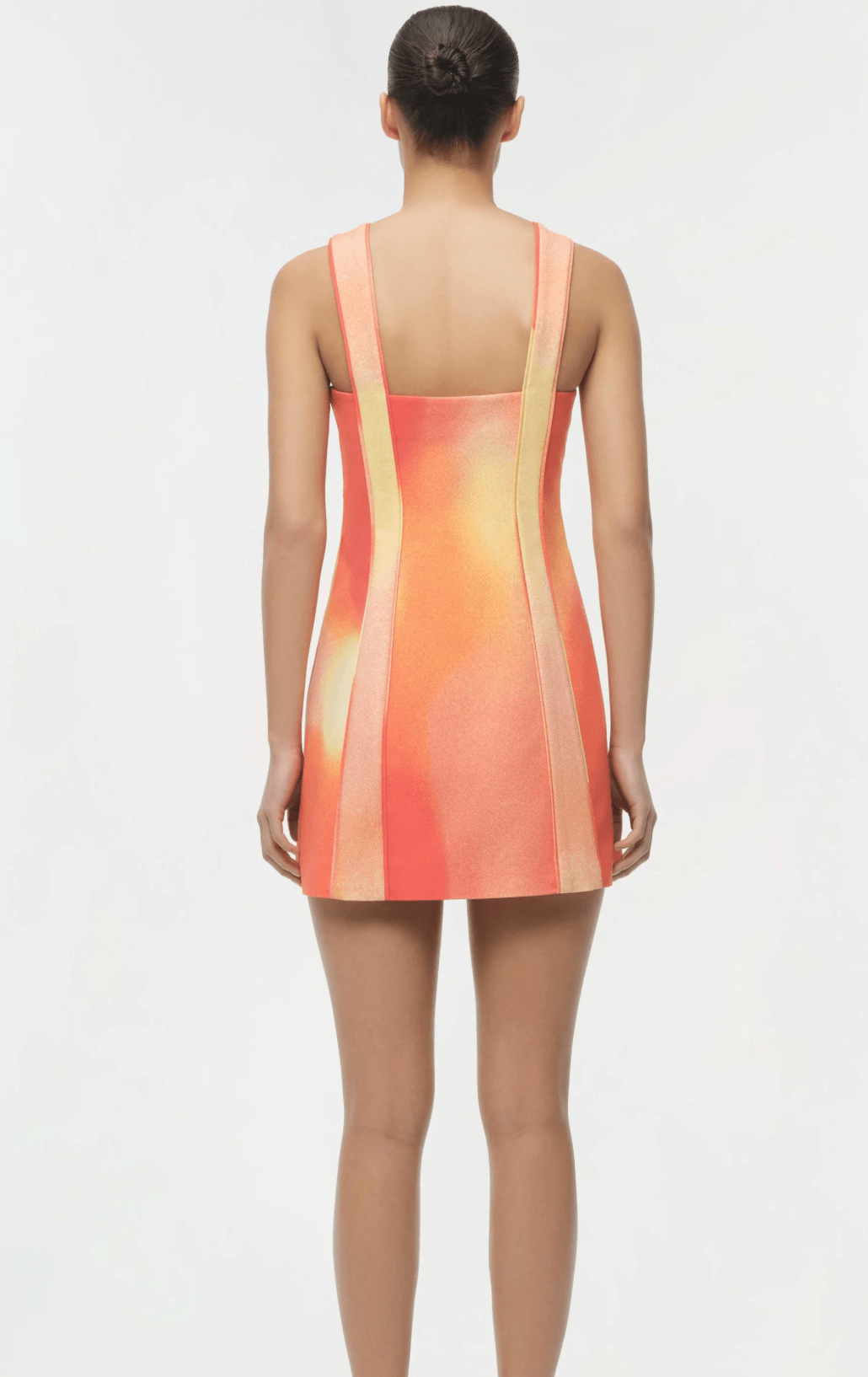 Golden Hour Sunset Calyx Mini Dress - Amor Lafayette