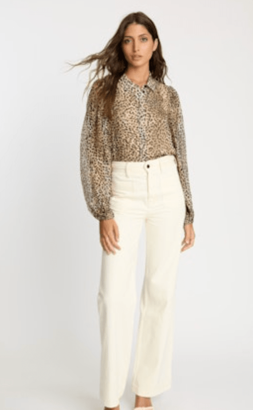 Golden Leopard Presley Top - Amor Lafayette