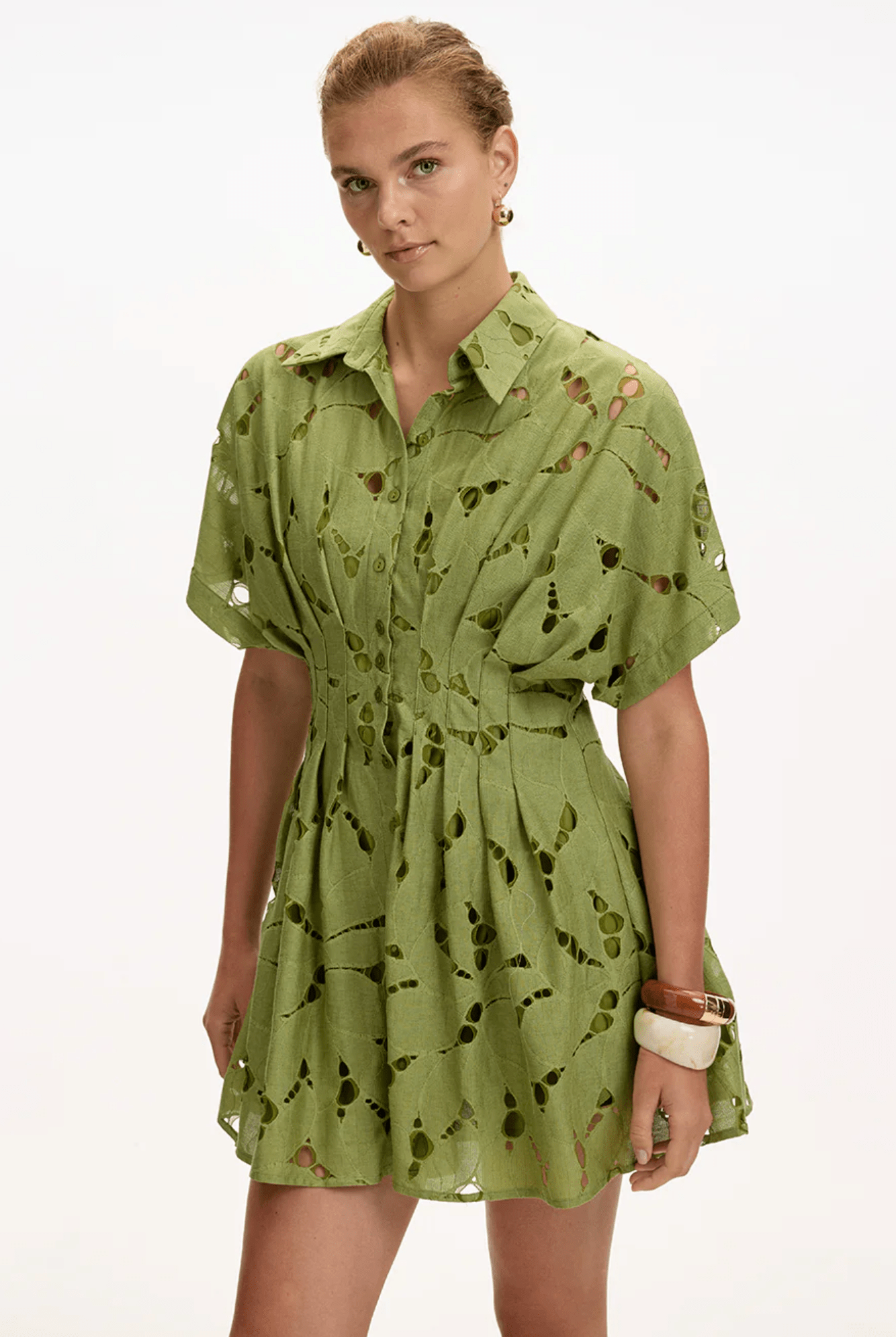Green Angevin Dress - Amor Lafayette