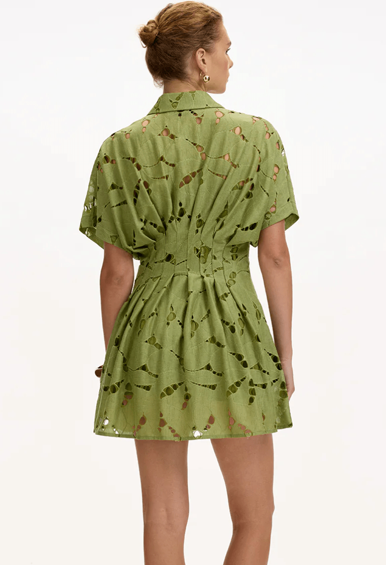 Green Angevin Dress - Amor Lafayette