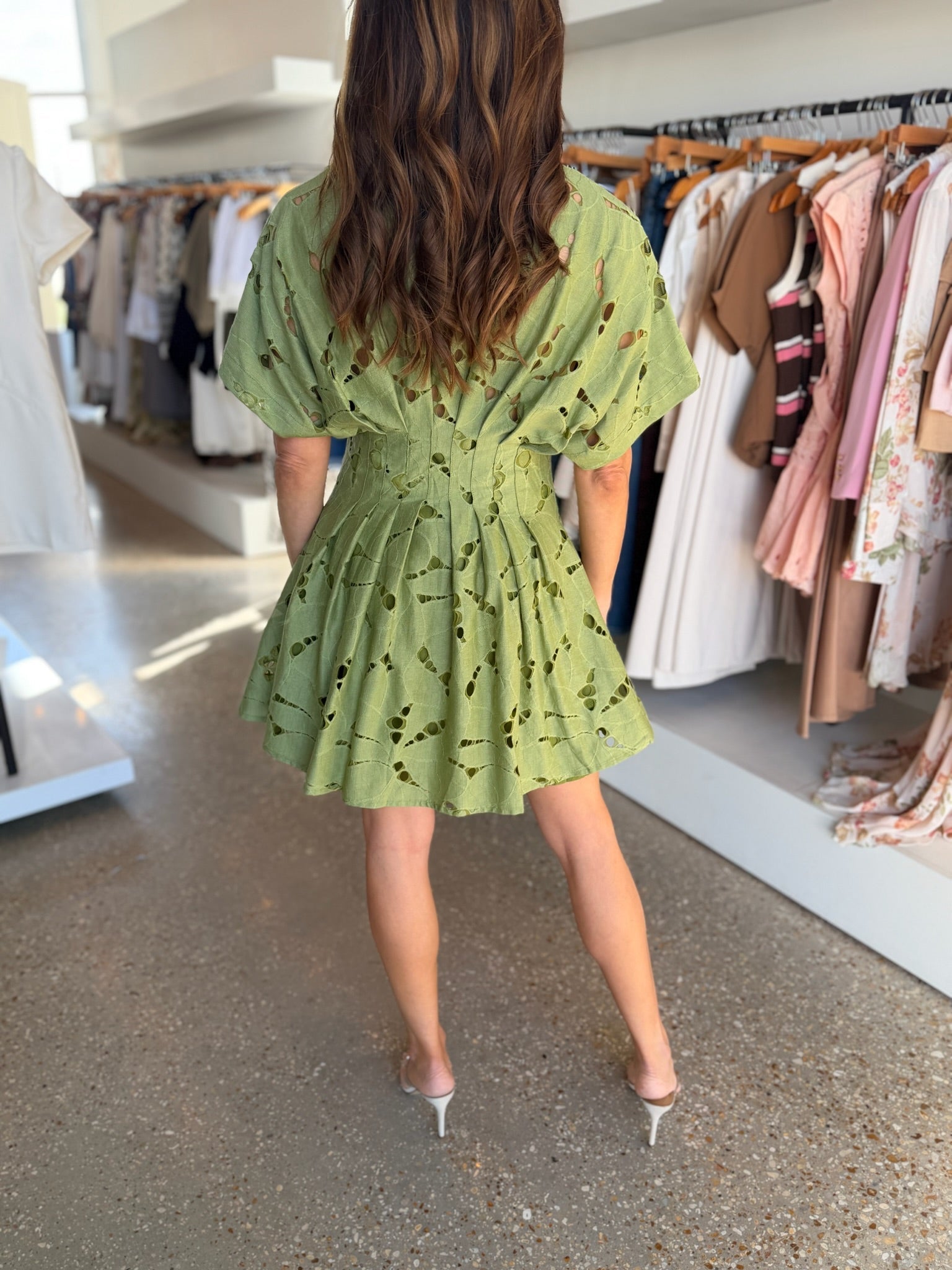 Green Angevin Dress - Amor Lafayette