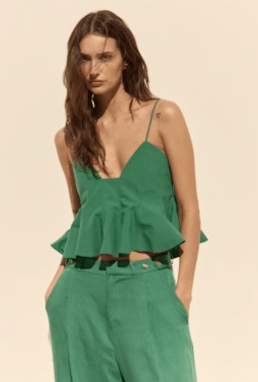 Green Azores Top - Amor Lafayette