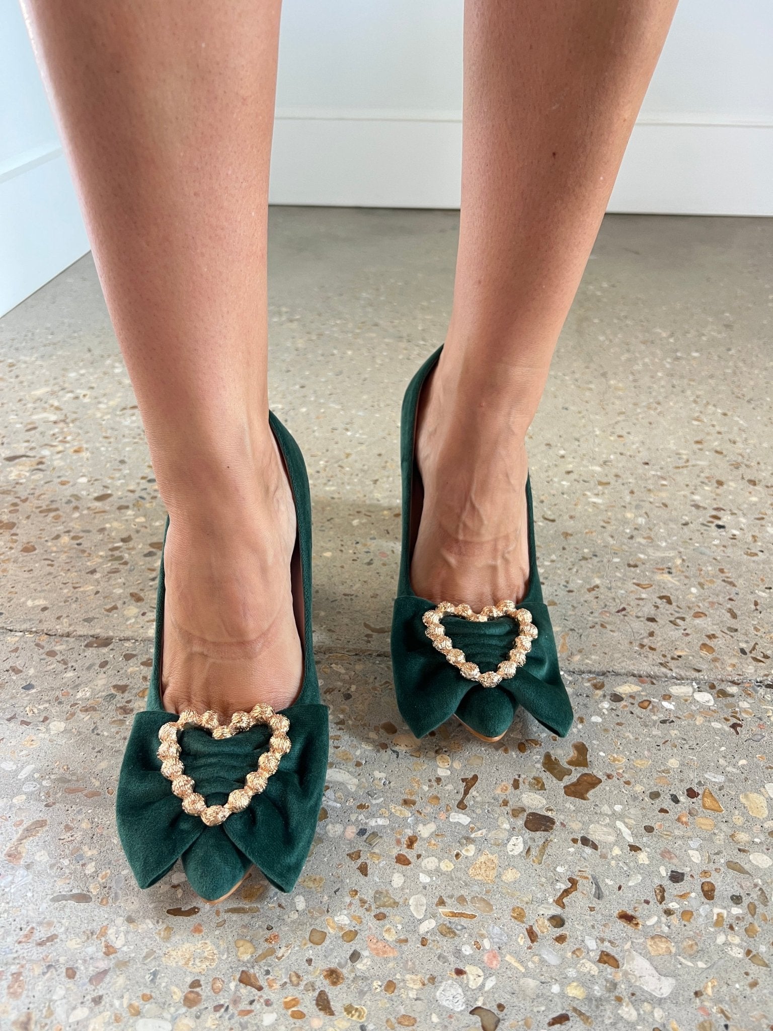 Green Fanny Pump - Amor Lafayette