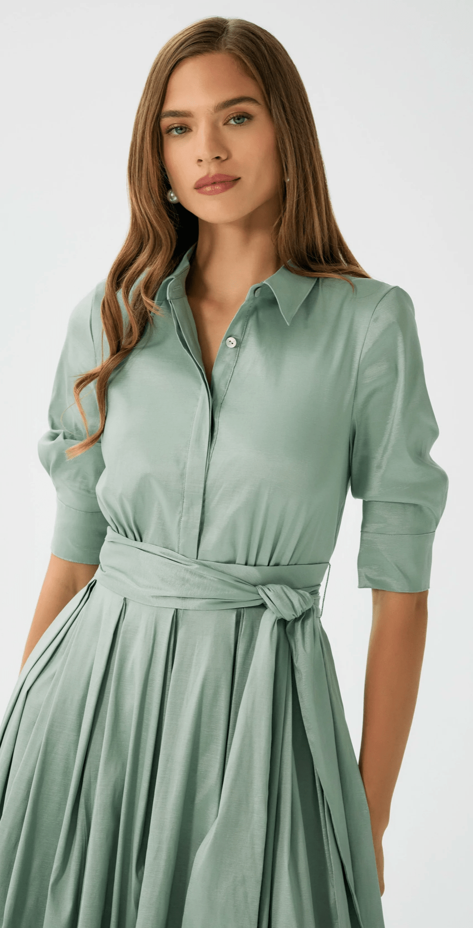 Green Jordana Dress - Amor Lafayette