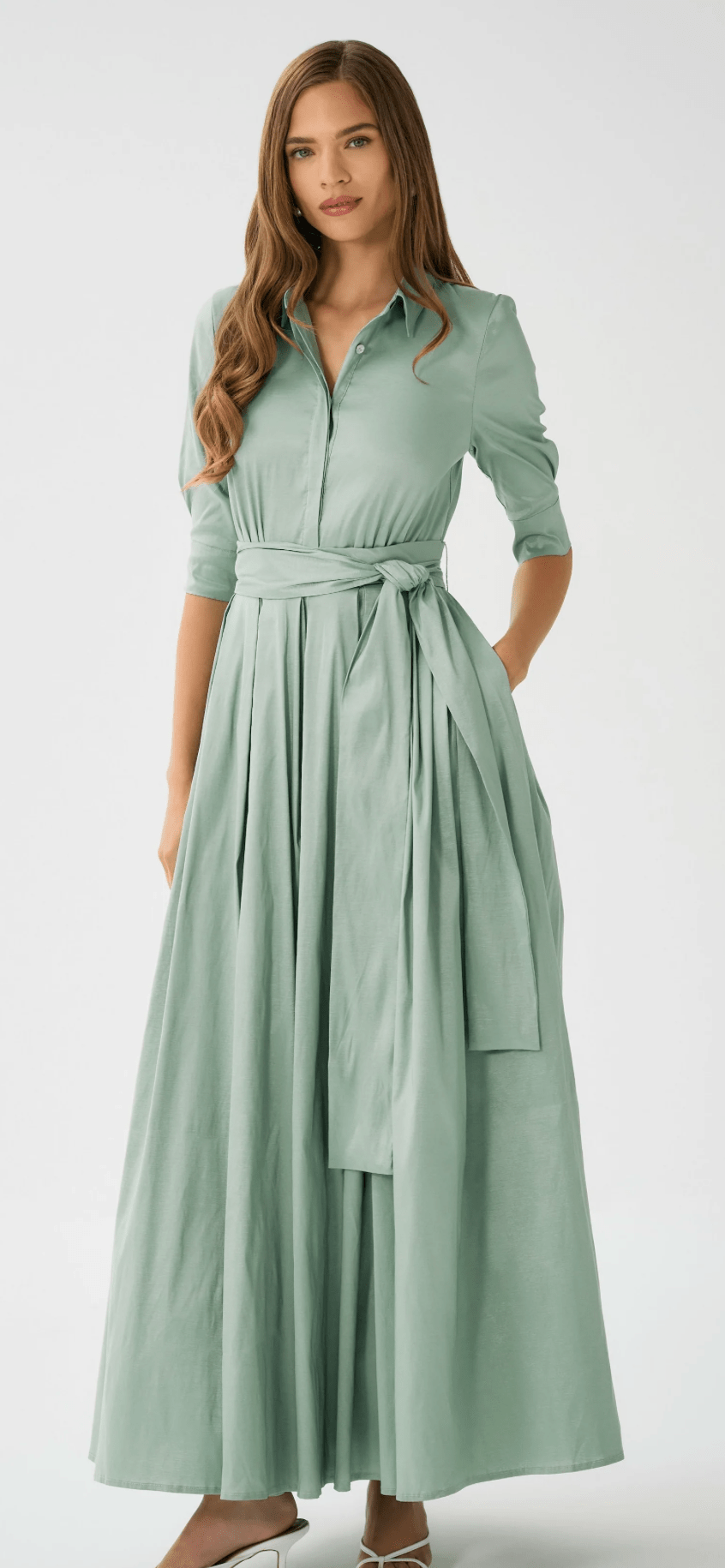 Green Jordana Dress - Amor Lafayette