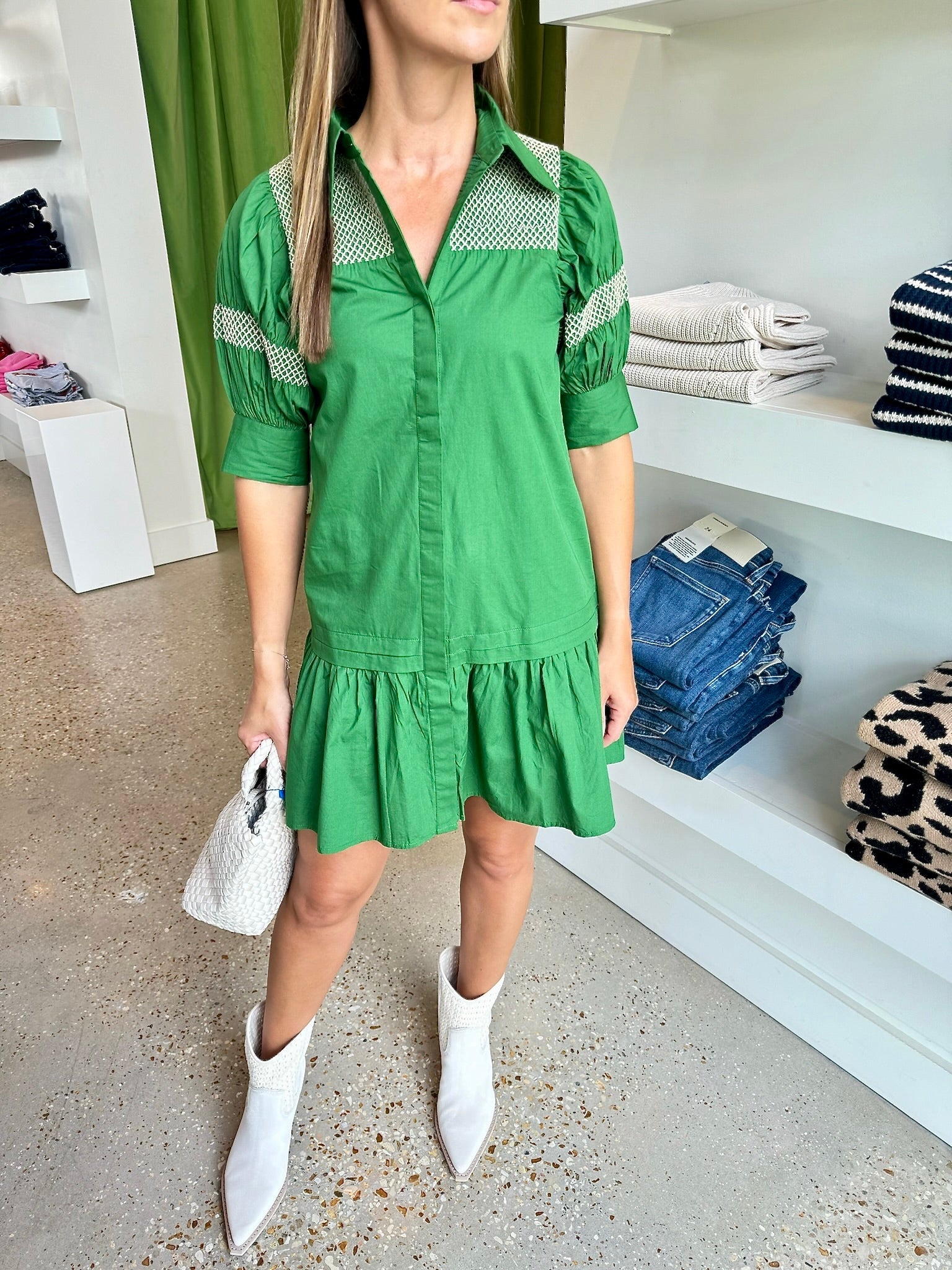 Green Scout Dress - Amor Lafayette