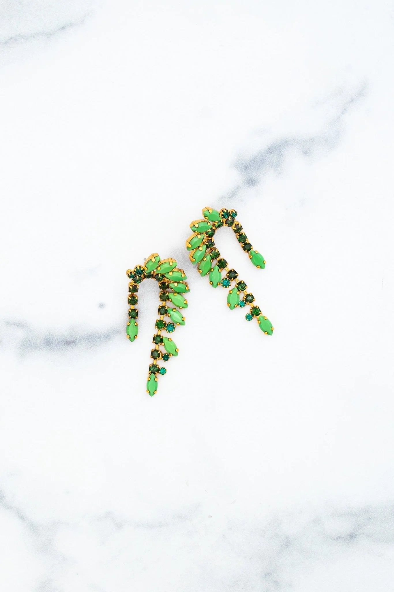 Green Suzie Earrings - Amor Lafayette