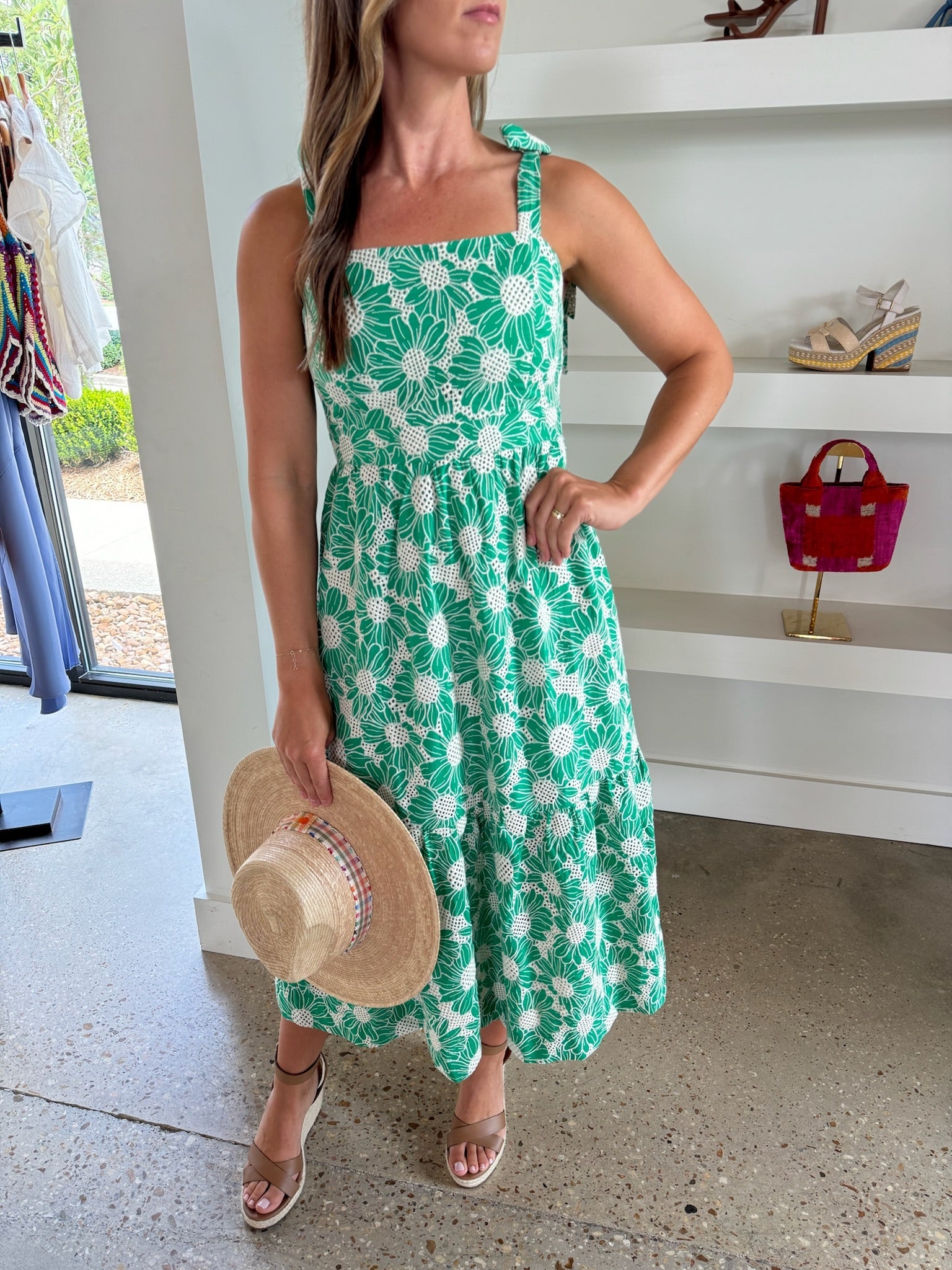 Green Zenith Maxi Dress - Amor Lafayette