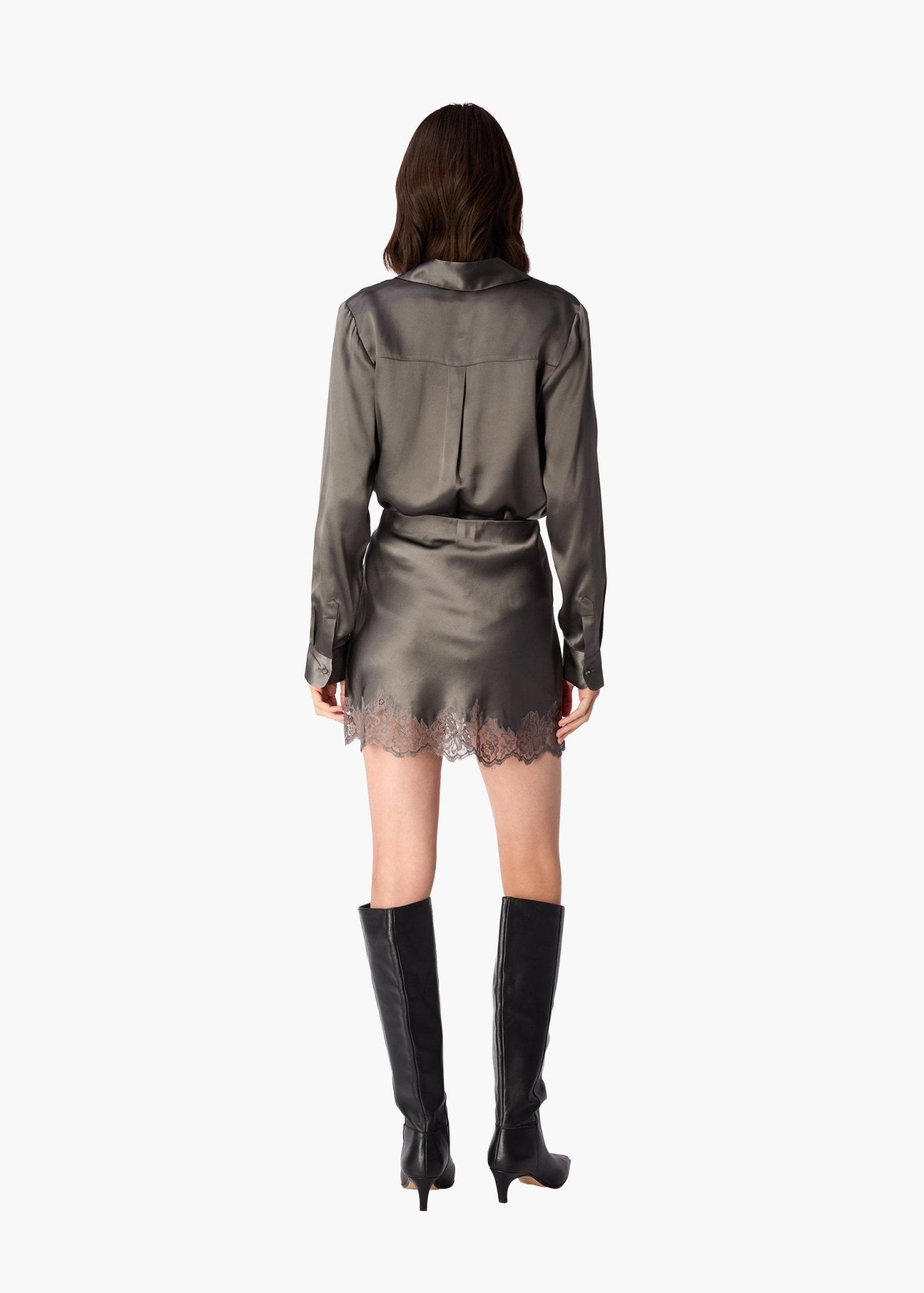 Gunmetal Crosby Blouse - Amor Lafayette