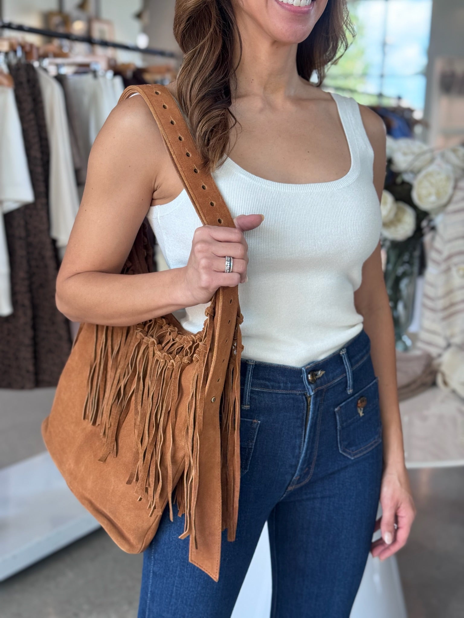 HARLEY FRINGE TOTE - Amor Lafayette
