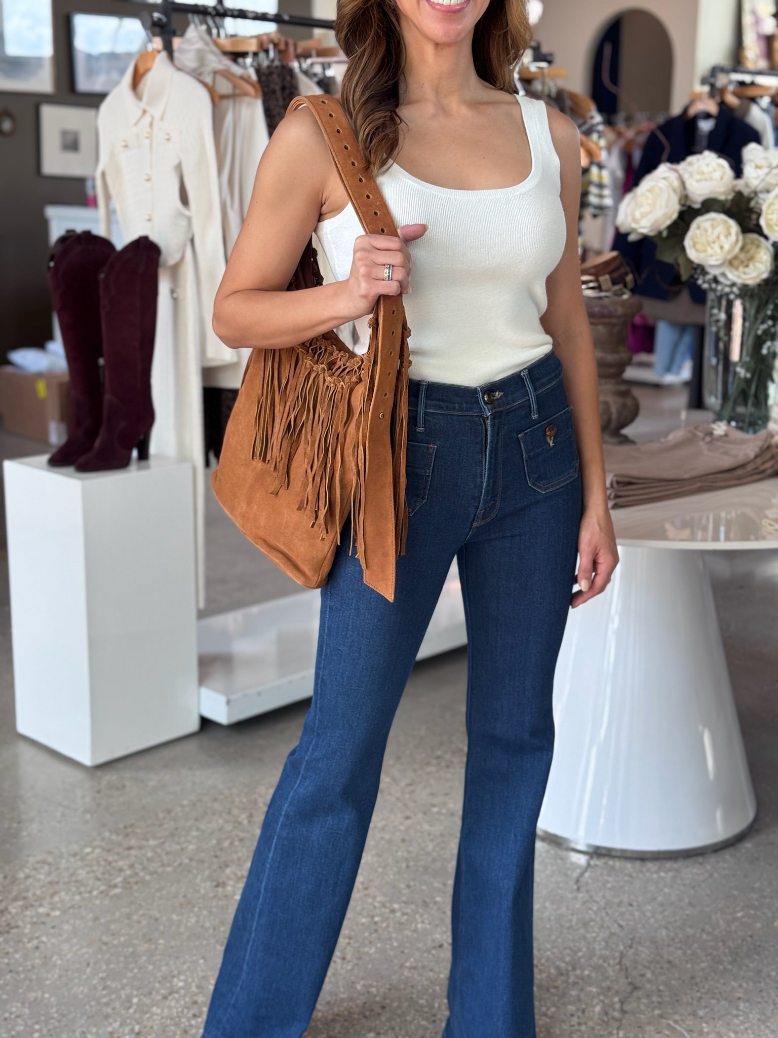 HARLEY FRINGE TOTE - Amor Lafayette