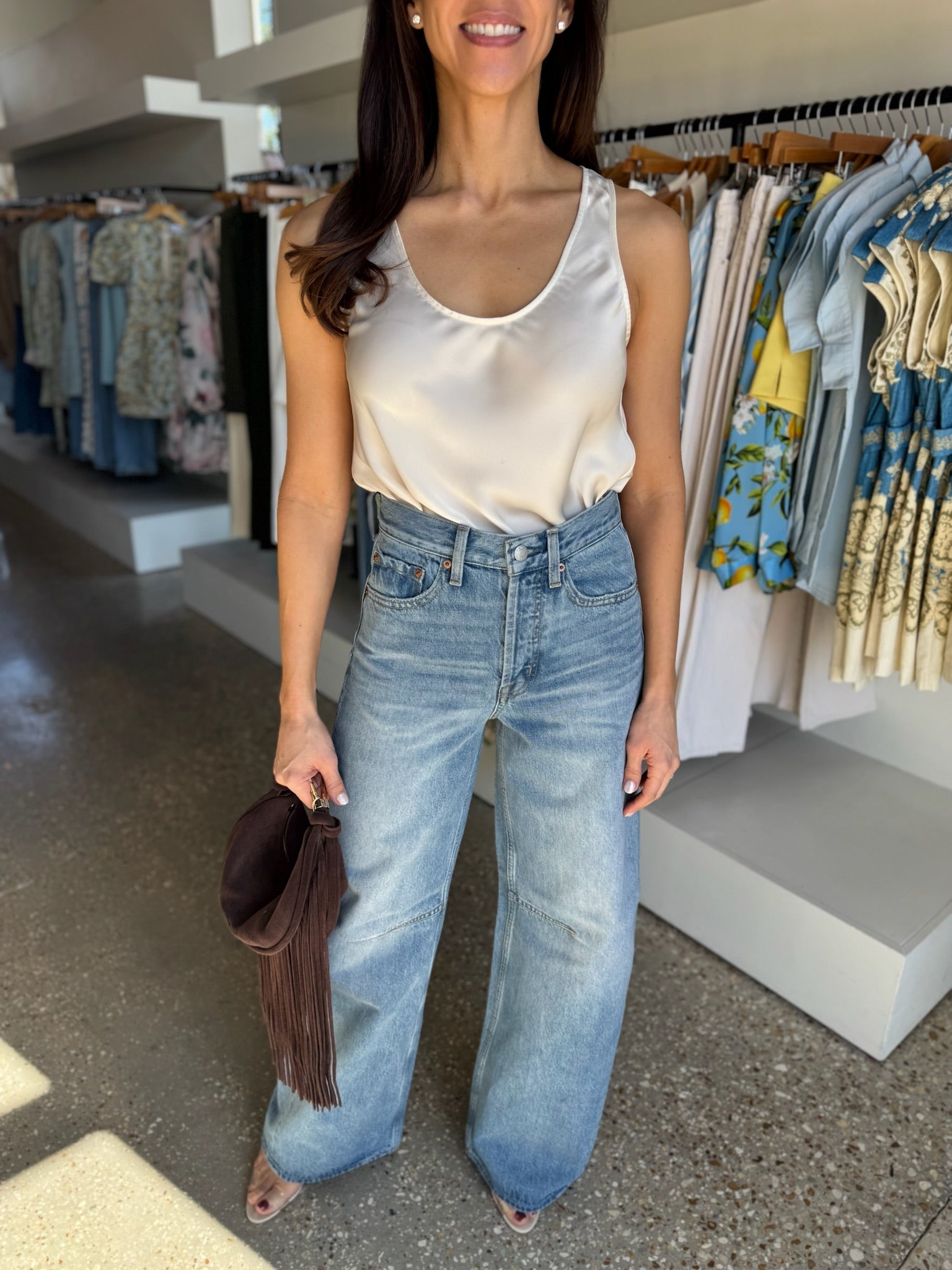 Hazy Sydney High Rise Bowed Wide - Amor Lafayette