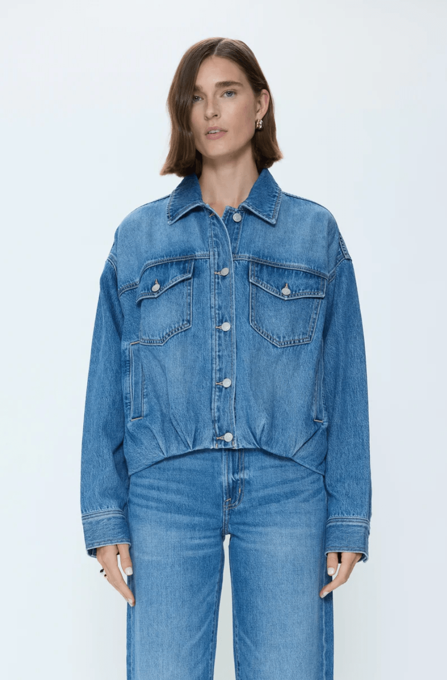 Heartfelt Bibi Blouson Trucker Jacket - Amor Lafayette