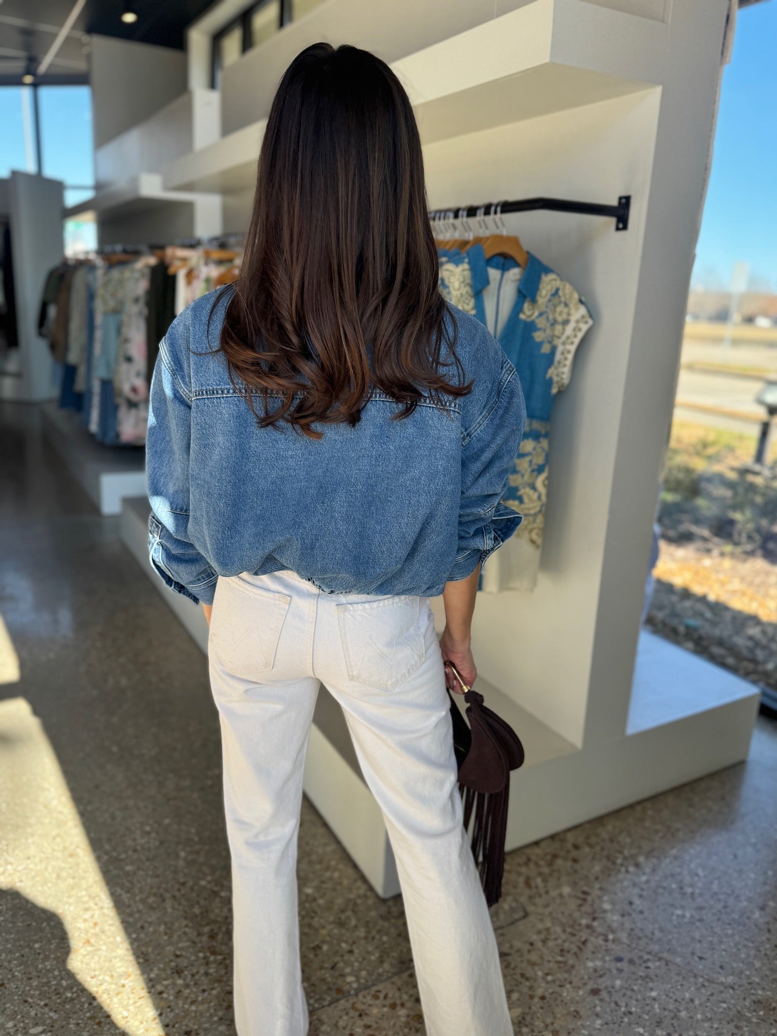 Heartfelt Bibi Blouson Trucker Jacket - Amor Lafayette