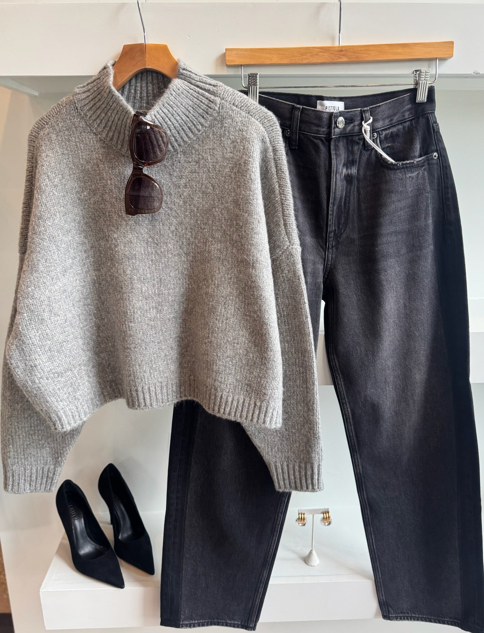 Heather Grey Frankie Pullover - Amor Lafayette