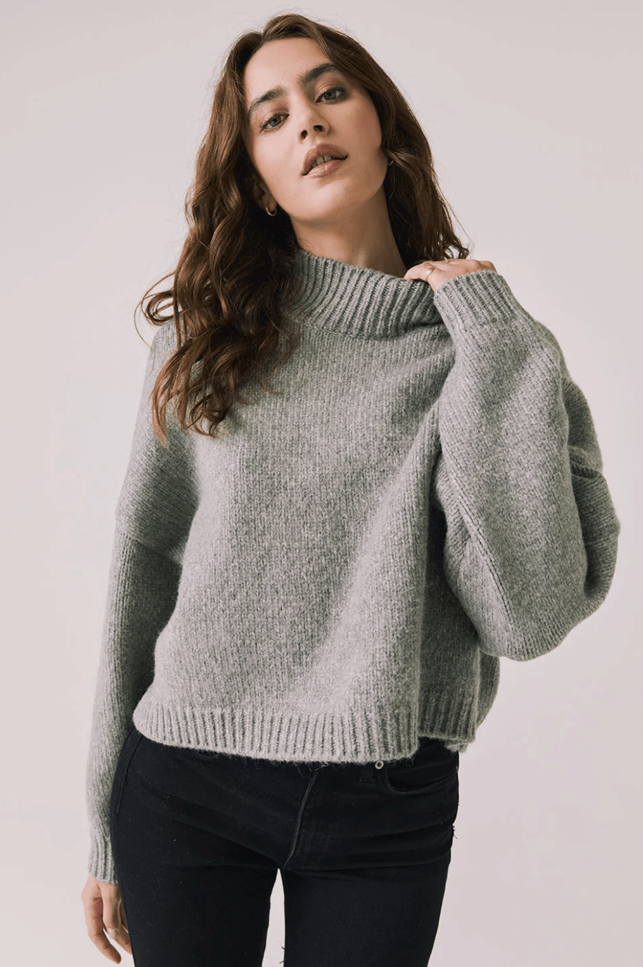 Heather Grey Frankie Pullover - Amor Lafayette