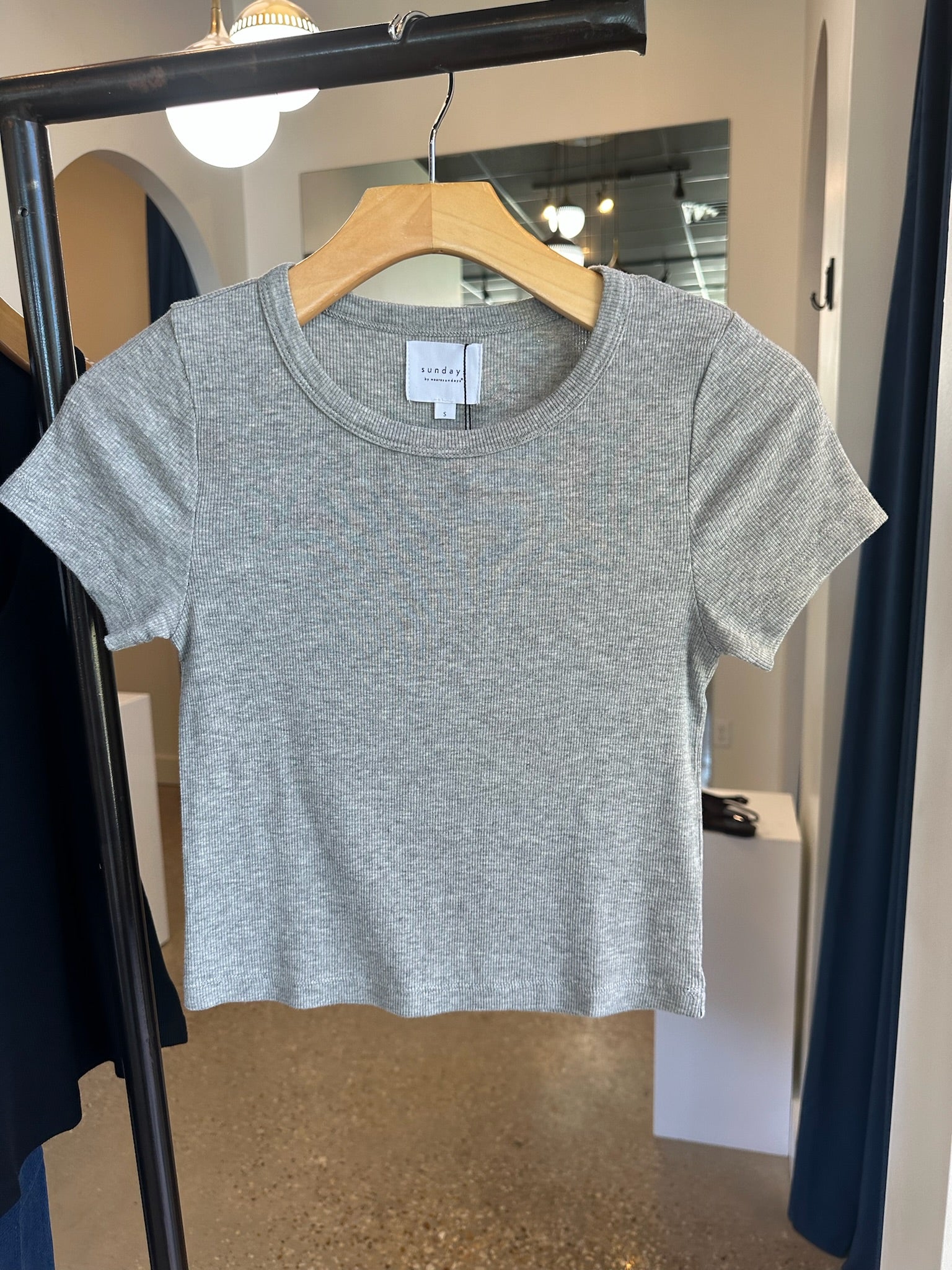 Heathered Grey Brother Tee - Amor Lafayette