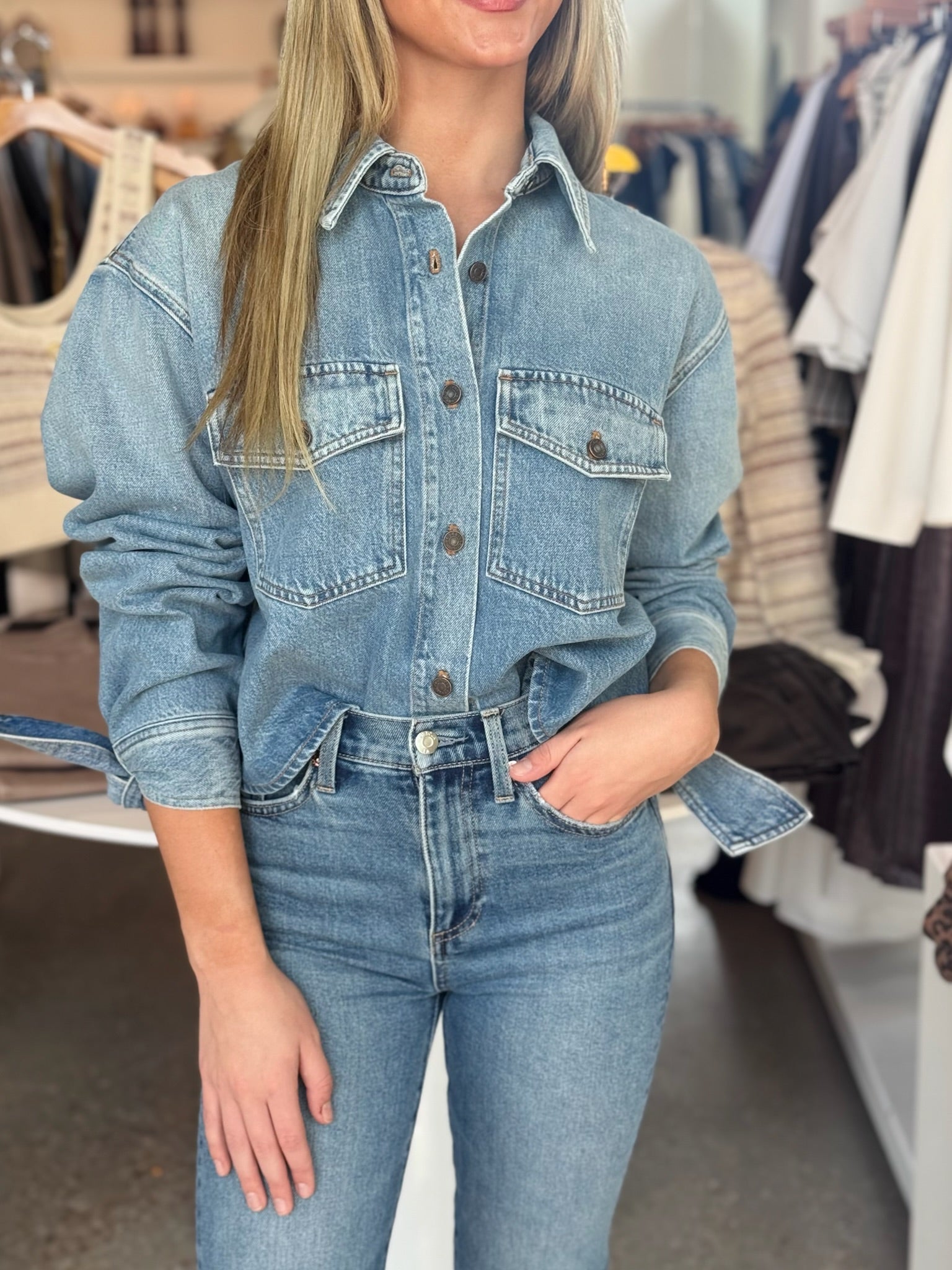 Hewitt Shirt in Index - Amor Lafayette