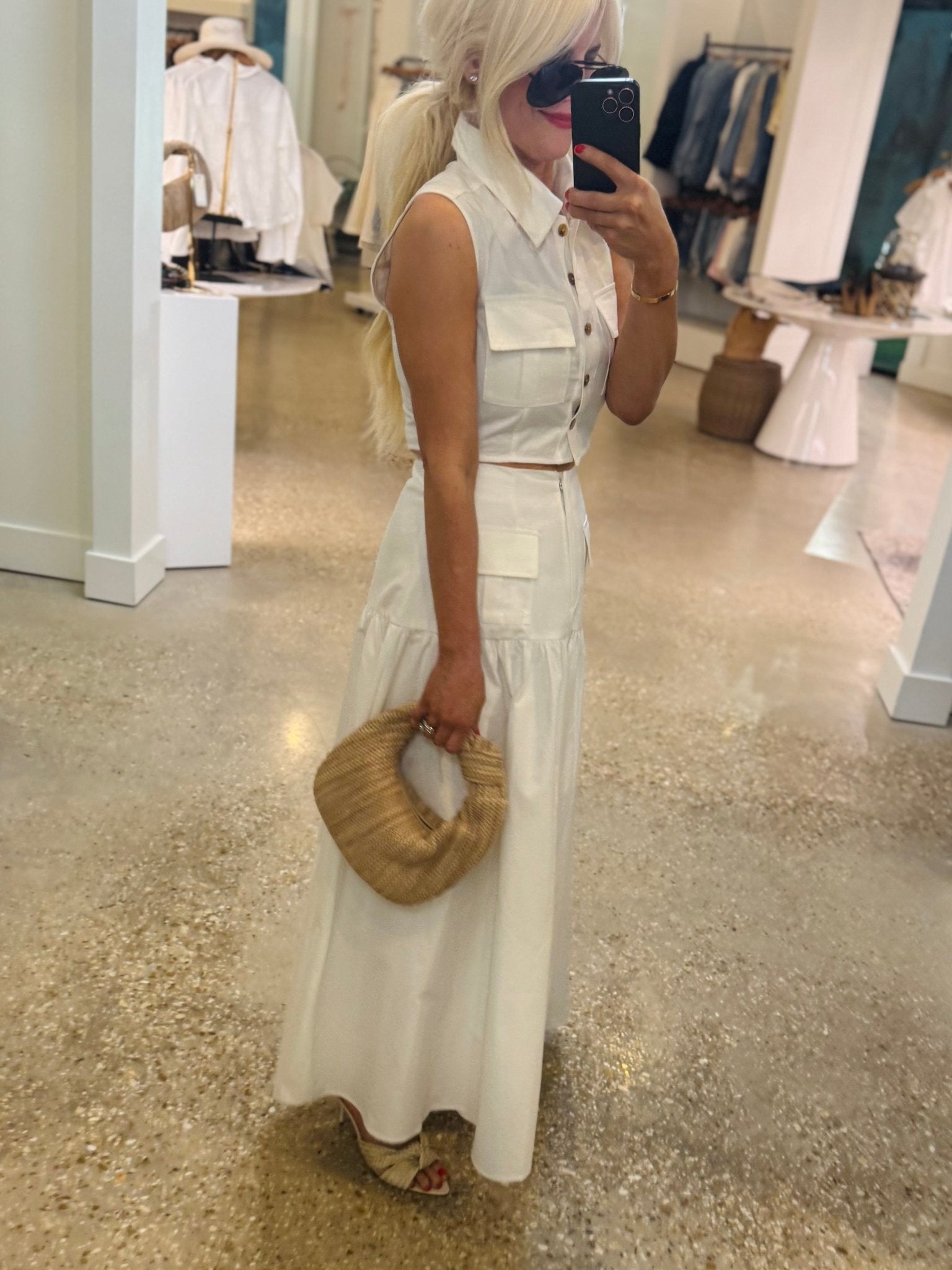Holly High Waisted Maxi Skirt - Amor Lafayette
