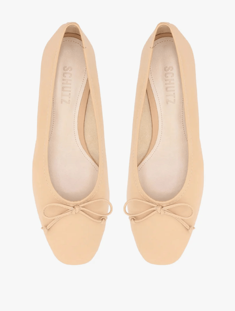 Honey Beige Arissa Flat - Amor Lafayette