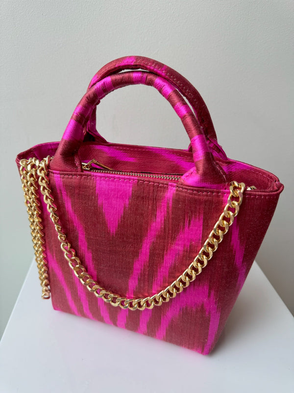 Hot Pink/Red Mini Cypress Tote - Amor Lafayette