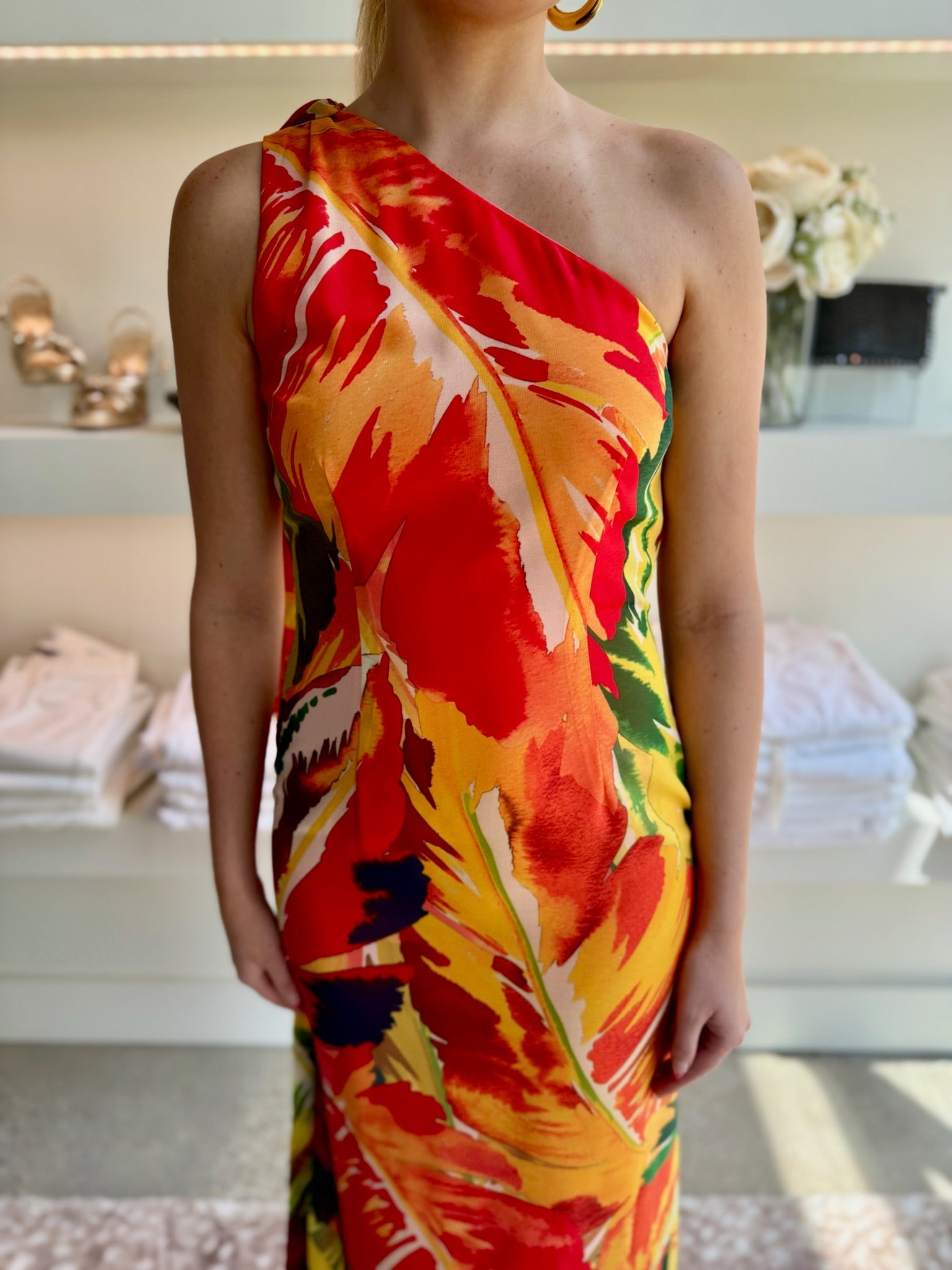 Hothouse Tropical Sharita Dress - Amor Lafayette