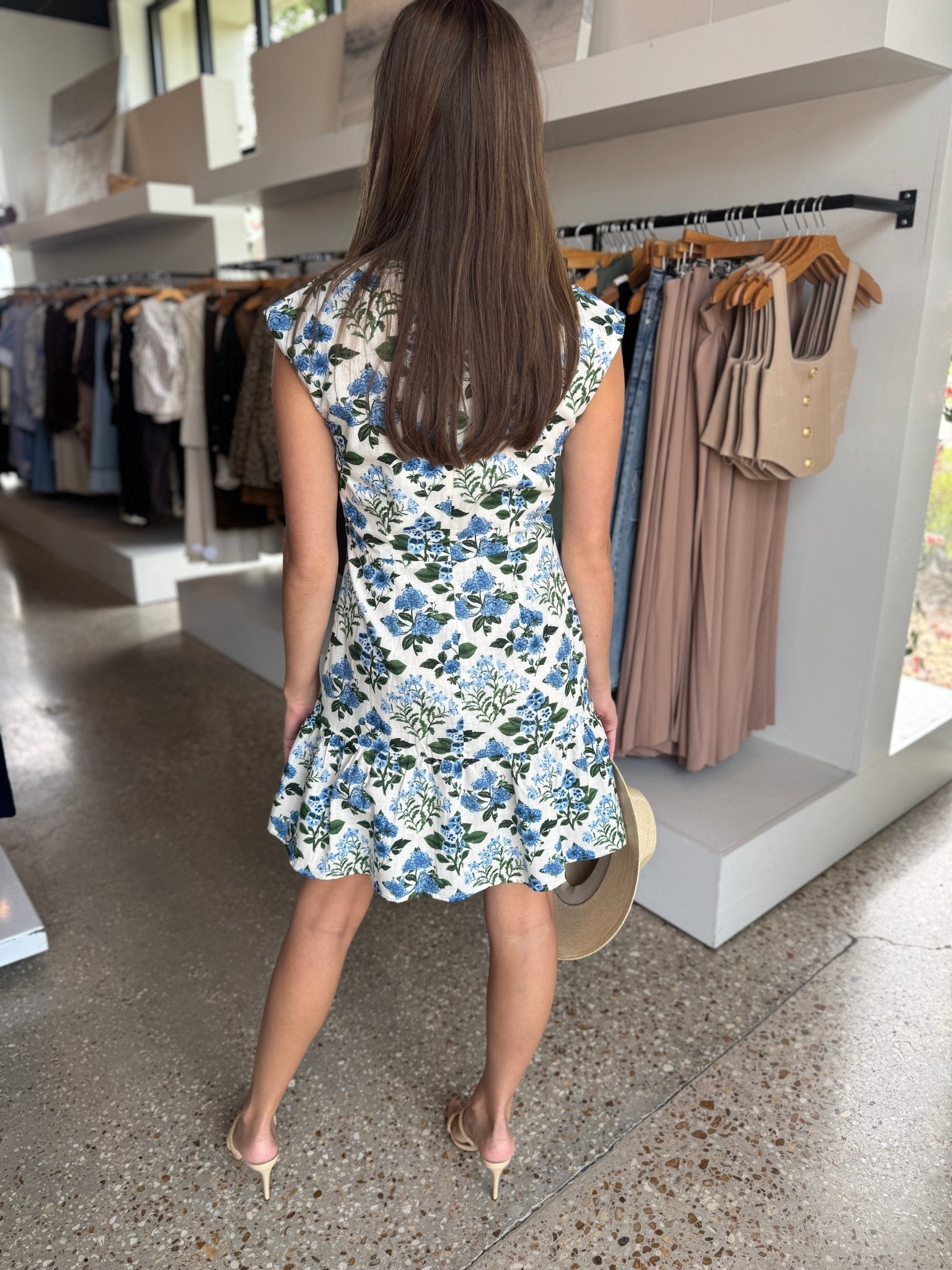 Hydrangea Ruby Dress - Amor Lafayette