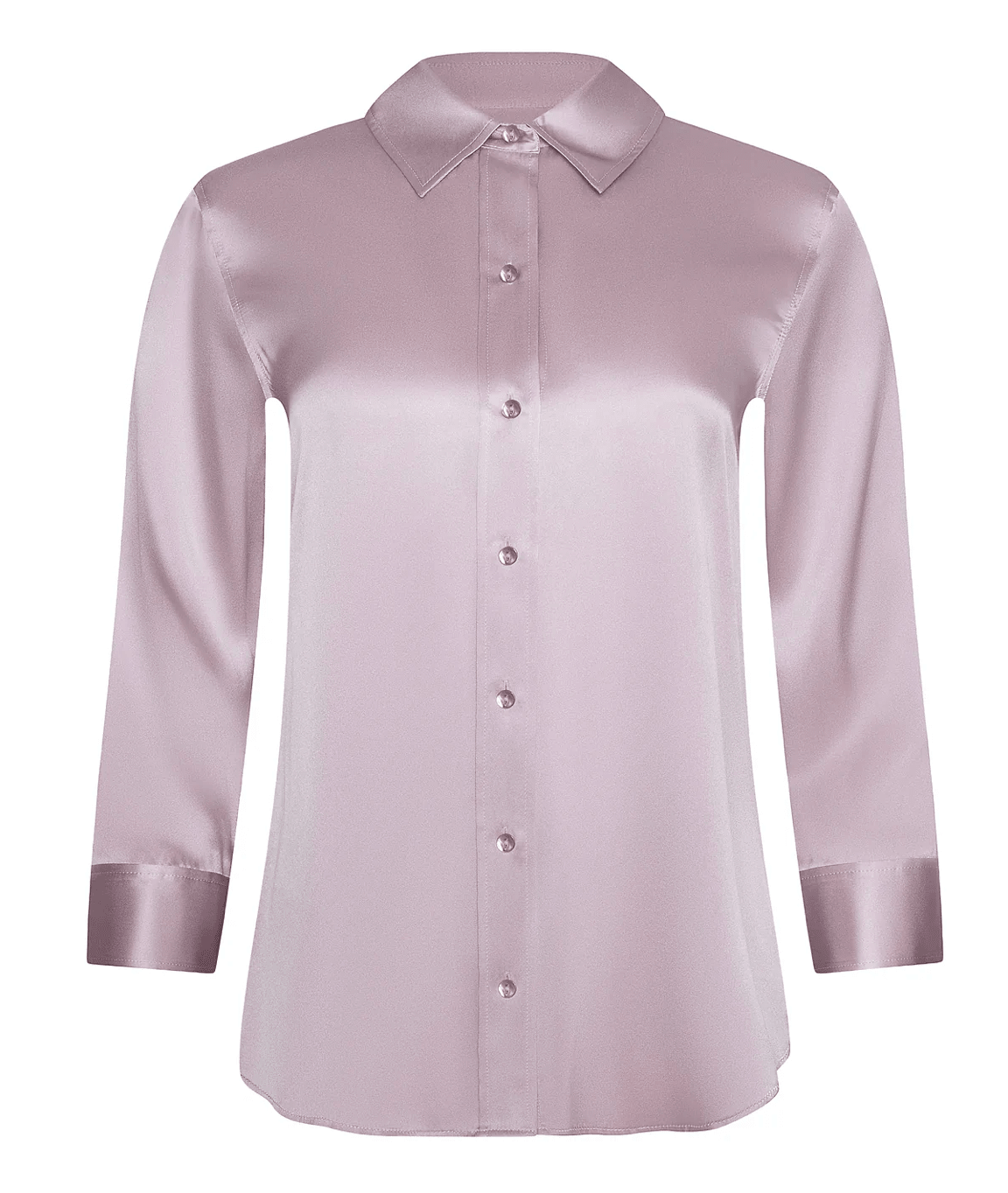 Icy Lilac Dani 3/4 Sleeve Blouse - Amor Lafayette