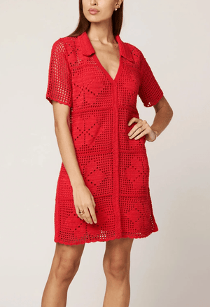 Ileanna Crochet Mini Dress