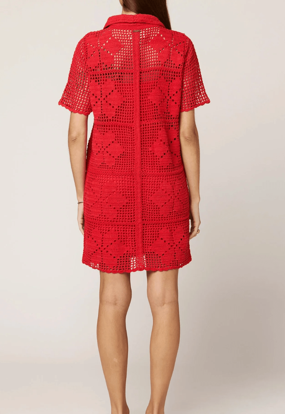 Ileanna Crochet Mini Dress Ileanna Crochet Mini Dress