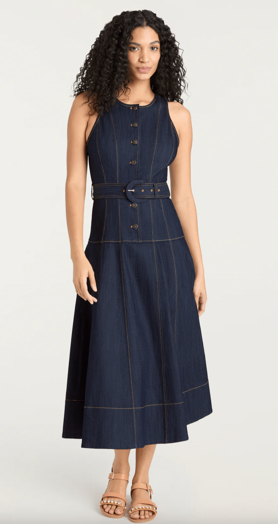 Indigo Margaret Dress - Amor Lafayette