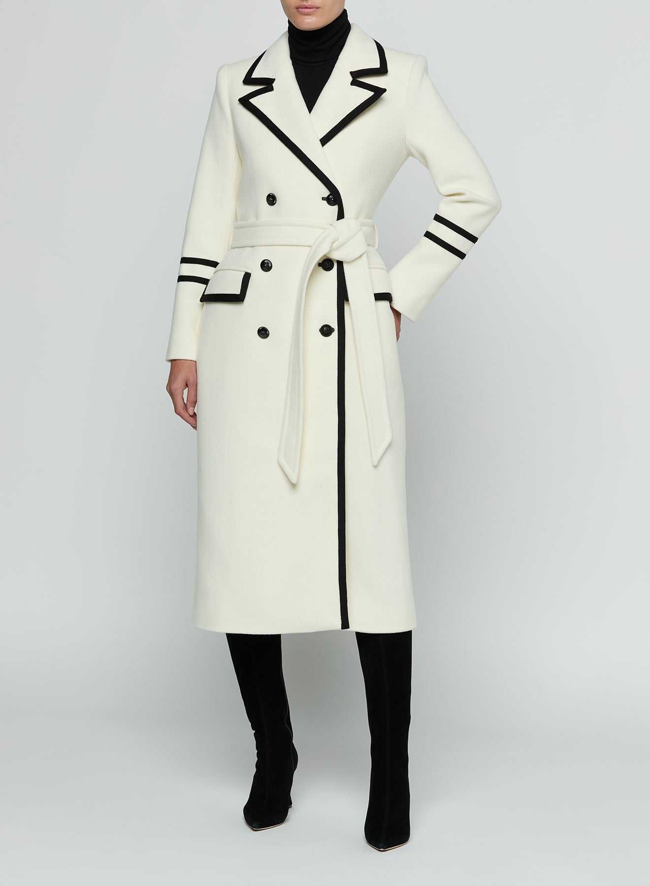 IRENE MILITARY LONG COAT - Amor Lafayette