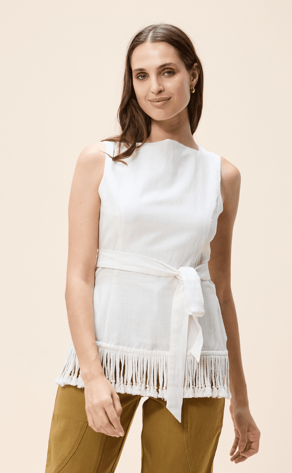 Ivory Bridget Top - Amor Lafayette