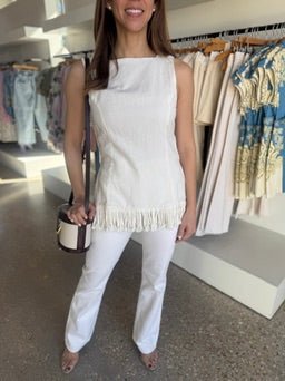 Ivory Bridget Top - Amor Lafayette