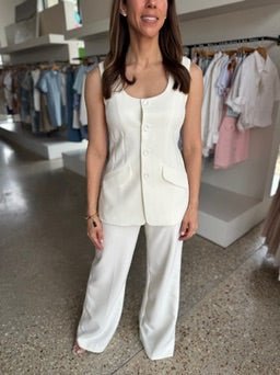 Ivory Diana Vest - Amor Lafayette