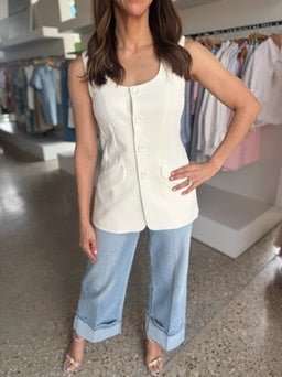 Ivory Diana Vest - Amor Lafayette