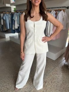 Ivory Diana Vest - Amor Lafayette