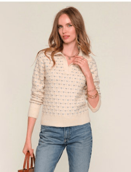 Ivory Farrow Sweater - Amor Lafayette