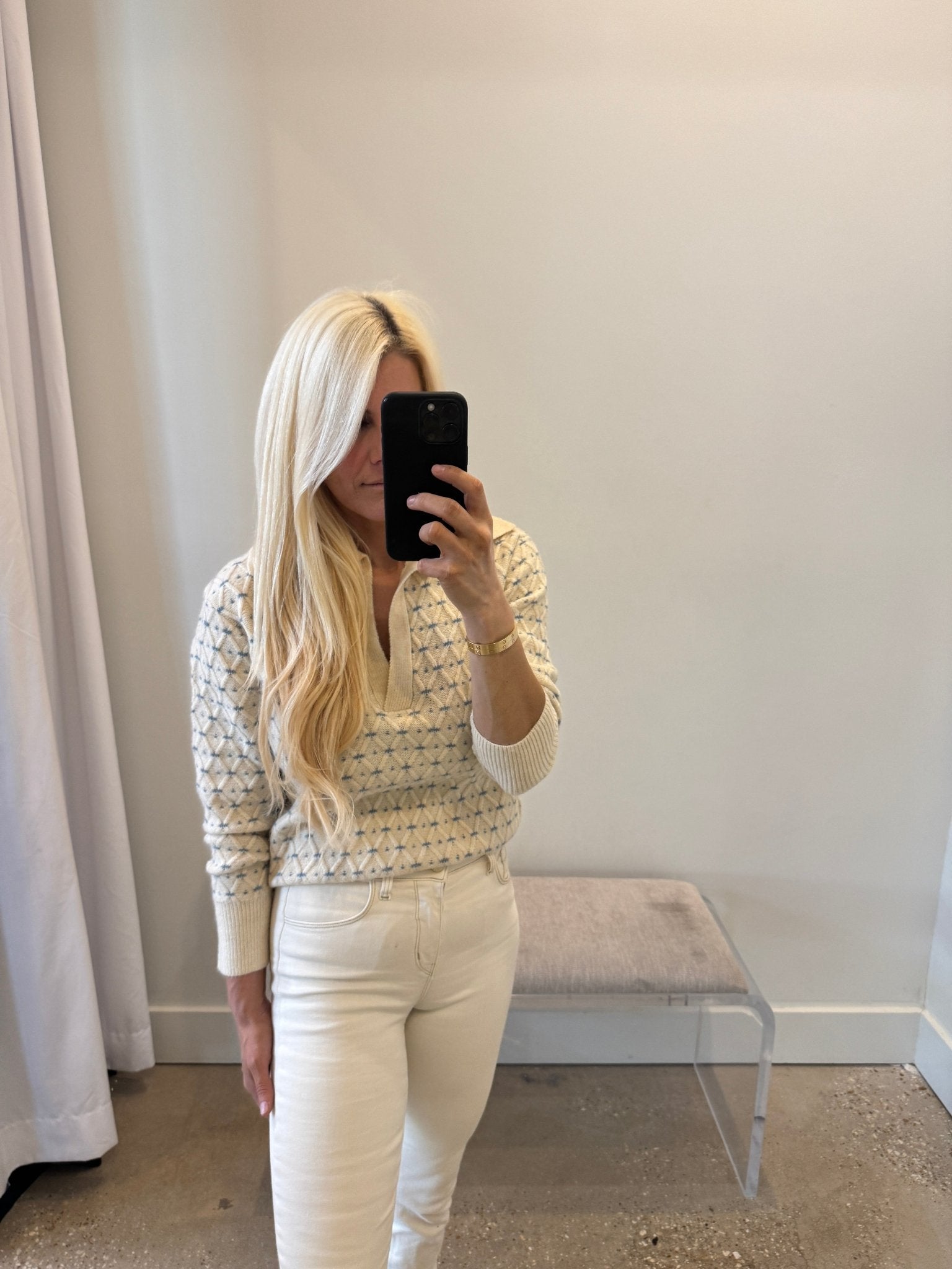 Ivory Farrow Sweater - Amor Lafayette