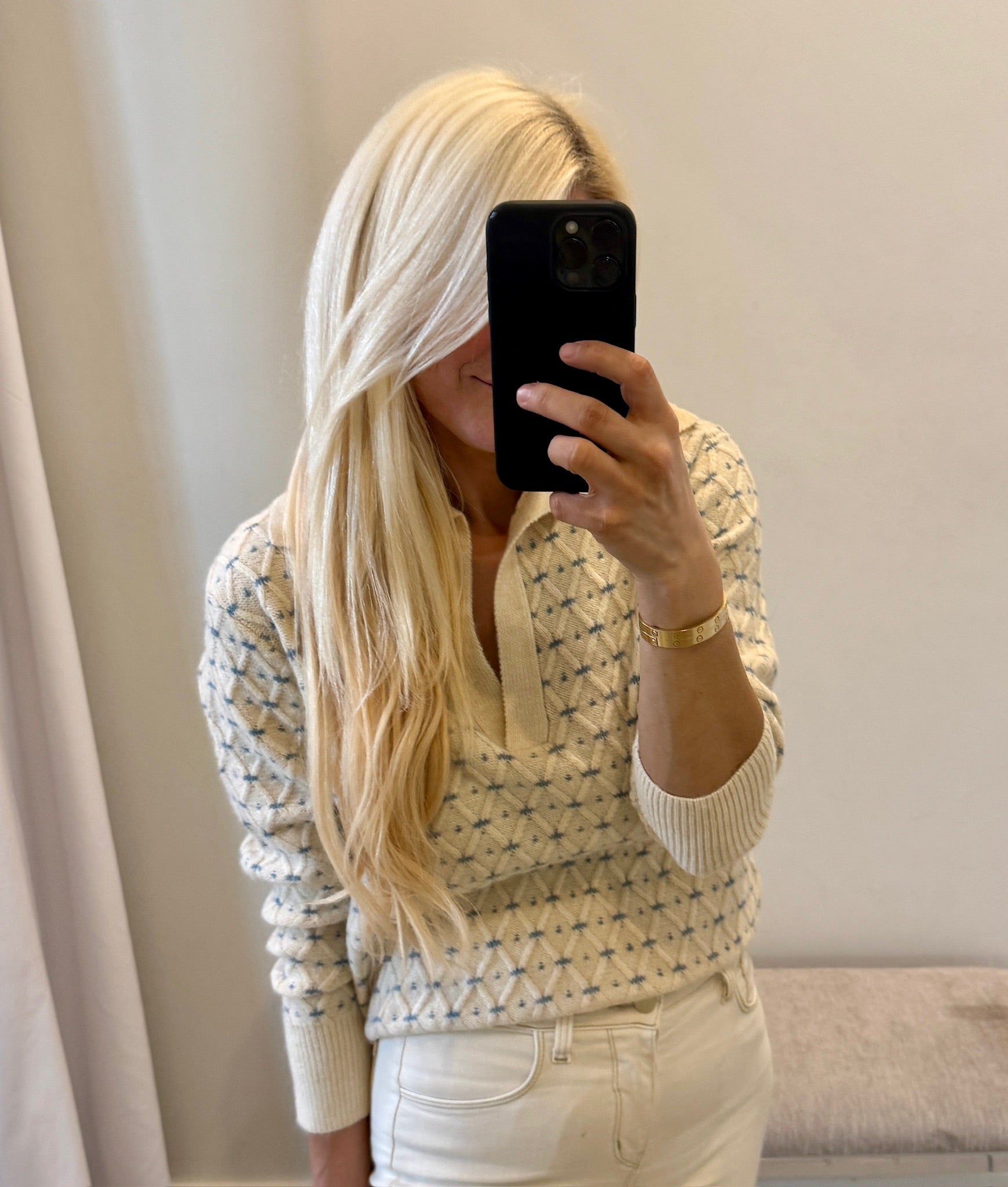 Ivory Farrow Sweater **PREORDER** - Amor Lafayette