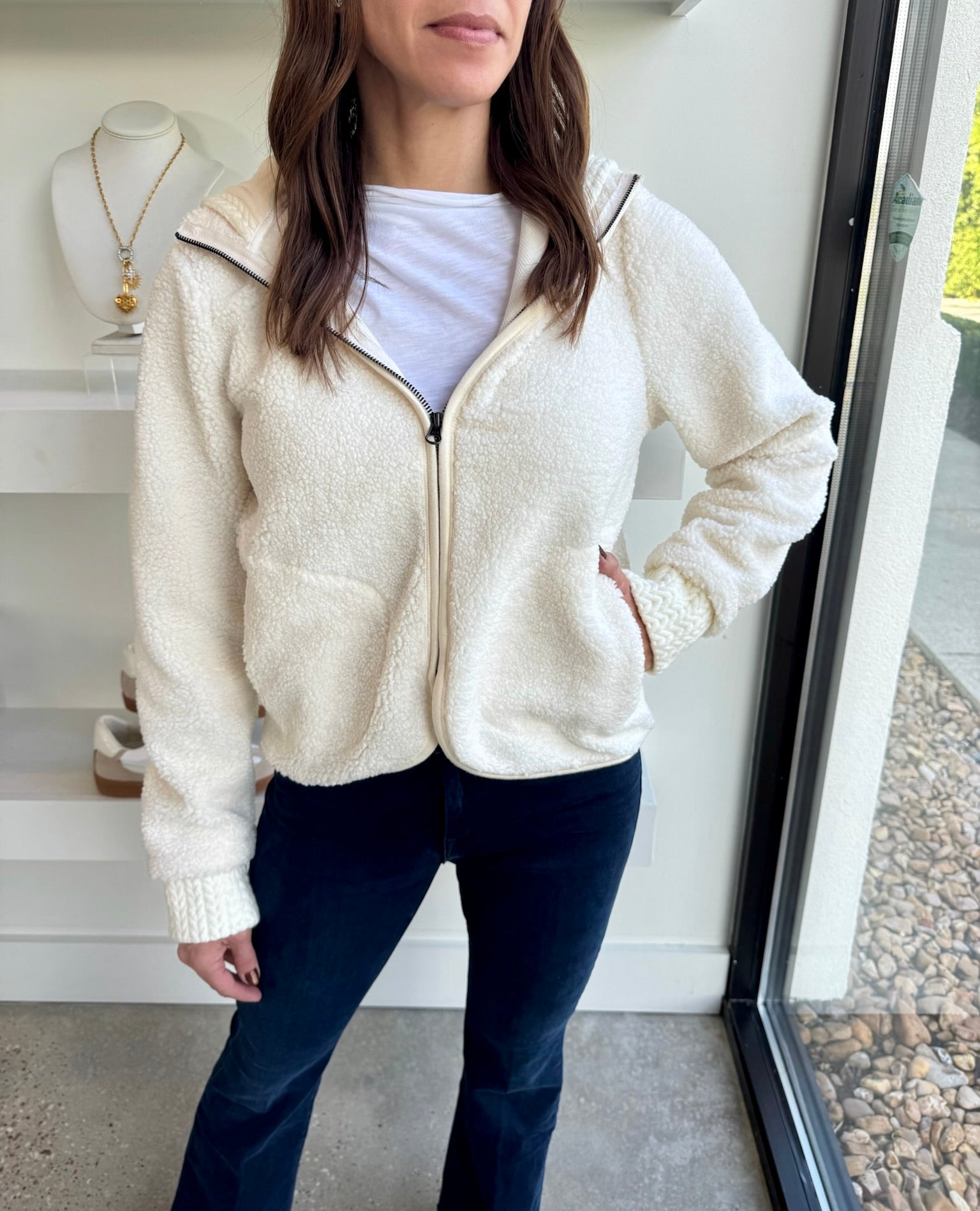 Ivory Isadora Jacket - Amor Lafayette