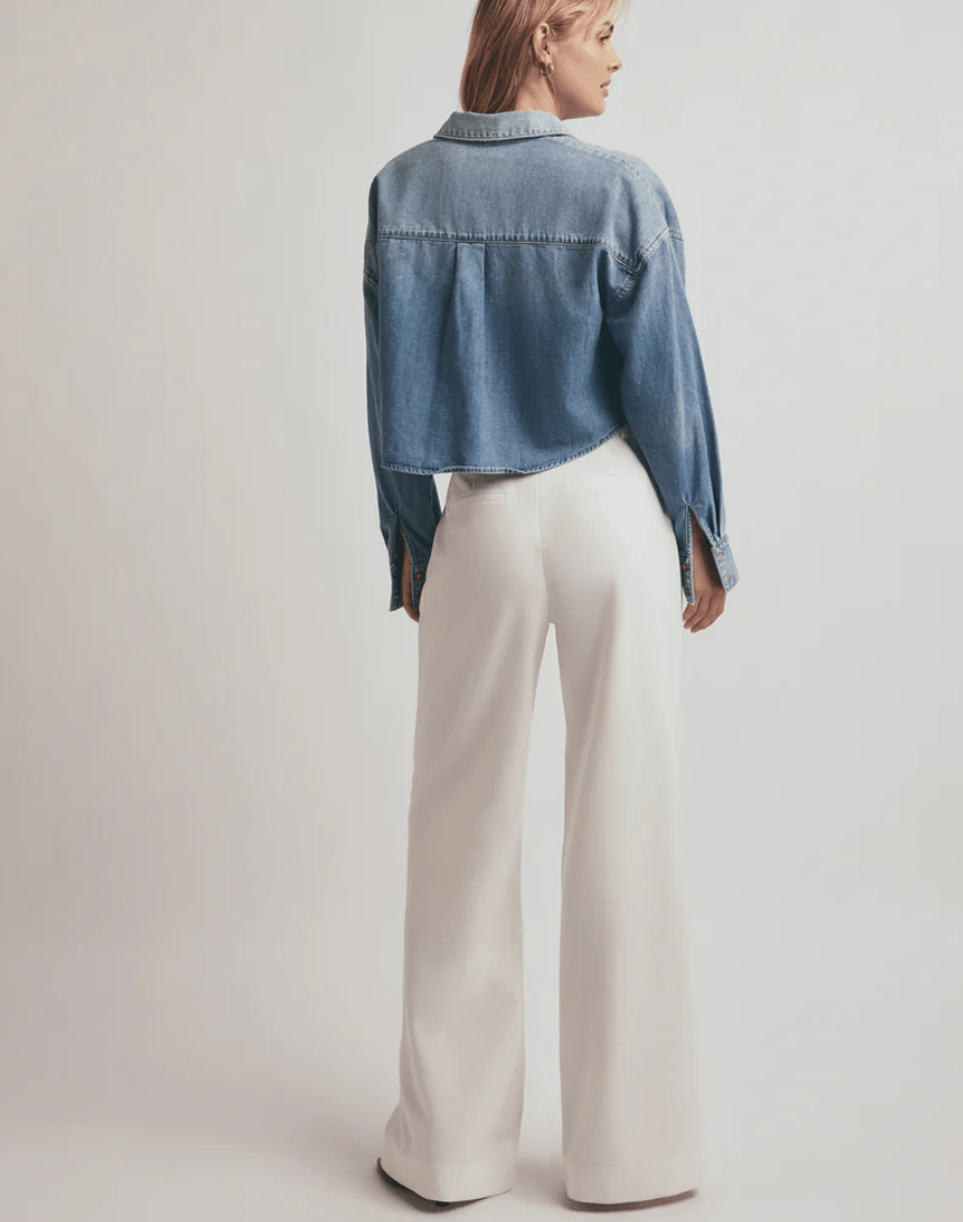 Ivory Jones Wide Leg Pant - Amor Lafayette