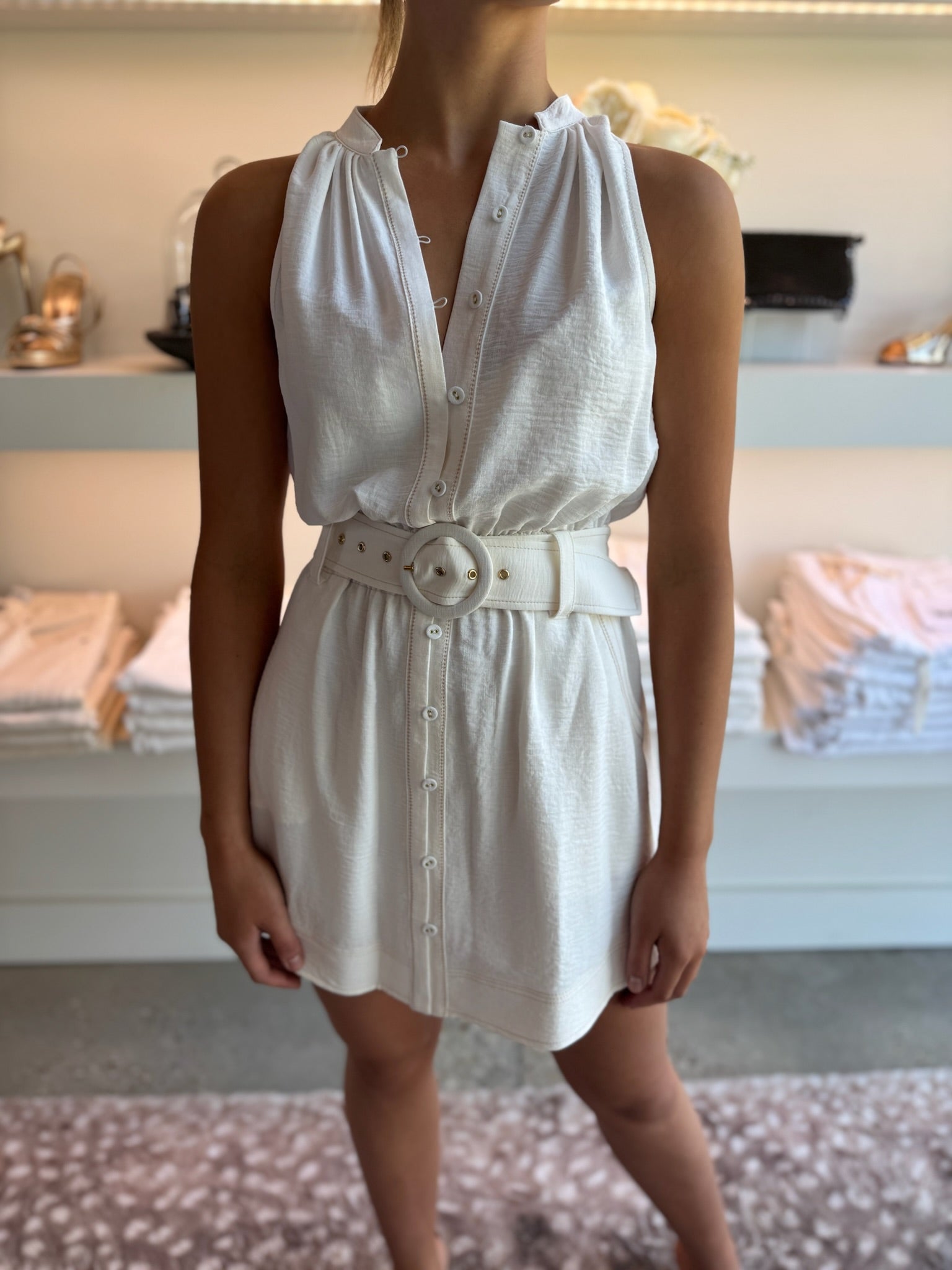 Ivory Mavi Dress - Amor Lafayette