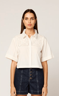 Ivory Montana Blouse - Amor Lafayette